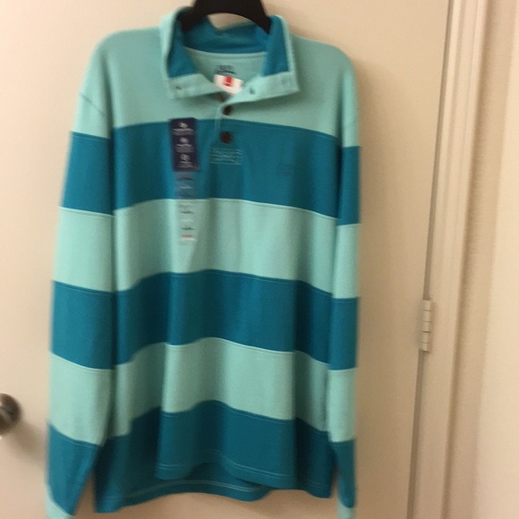 Izod Saltwater Men’s Long  Sleeve  shirt NEW - Picture 1 of 6